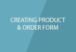 IFS Creating Product and Order Form
